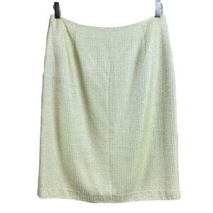 Carmen Marc Valvo Collection Beaded Evening Pencil Skirt Sage Green Size 10